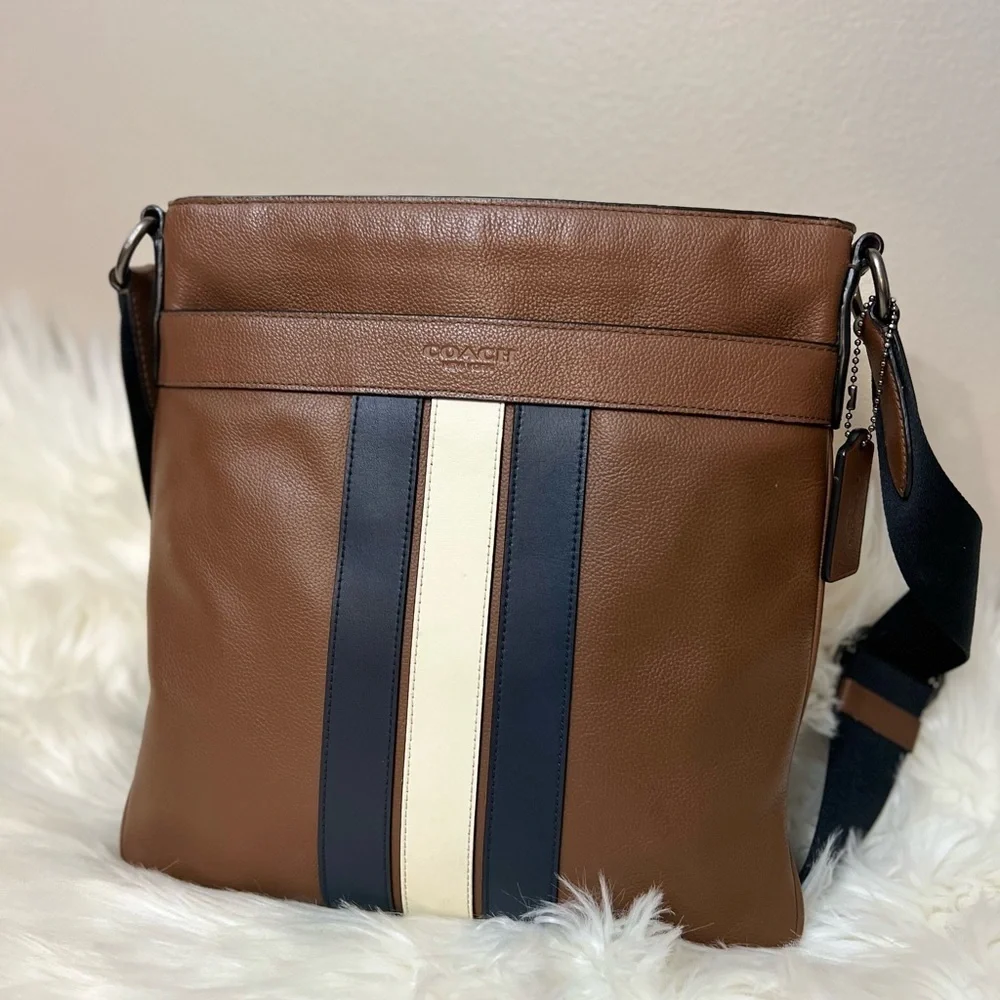 Charles Crossbody With Varsity Stripe
